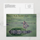 S. S. Noordwest-Unalaska Aankondigingskaart (Voorkant / Achterkant)