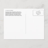 S. S. Northwestern Memorial, Unalaska, AK Aankondigingskaart (Achterkant)