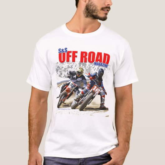 S&S Off Road Magazine Flat Track T-shirt (Voorkant)