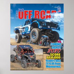 S&S Off Road Magazine Januari 2020 Hoesje Afdrukke Poster