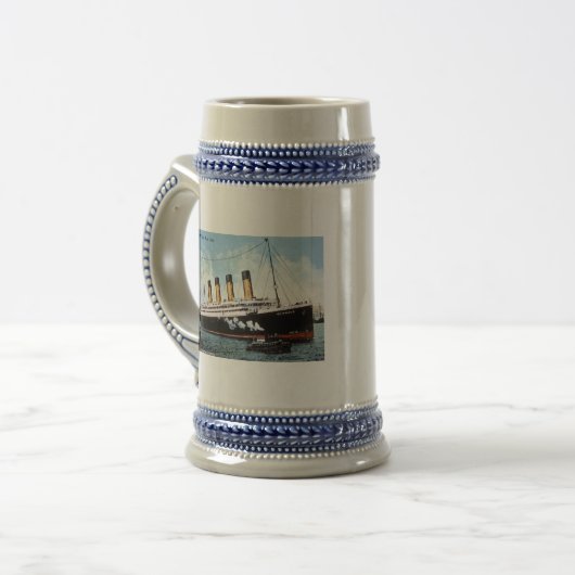 S.S. Olympic Star, White Star Line, 1913 Bierpul (Voorkant links)