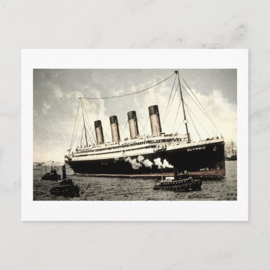 S.S. Olympic Star, White Star Line, 1913 Briefkaart (Voorkant)