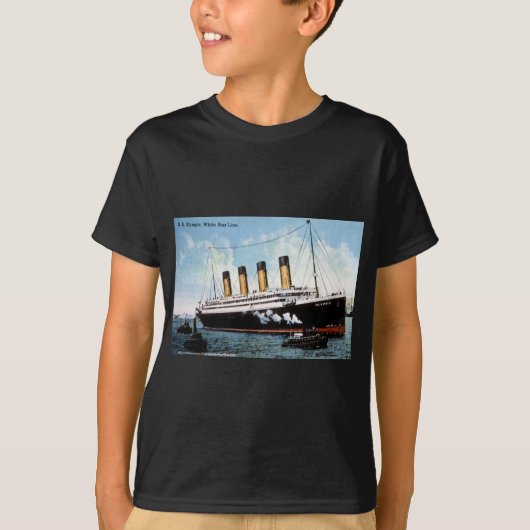 S.S. Olympic Star, White Star Line, 1913 T-shirt (Voorkant)
