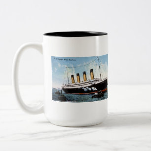 S.S. Olympic Star, White Star Line, 1913 Tweekleurige Koffiemok