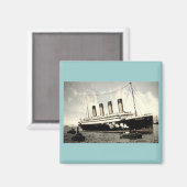 S.S. Olympische ster, White Star Line, 1913 Magneet (Voorkant / Achterkant)