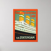 s.s. Statendam Canvas Afdruk (Voorkant)