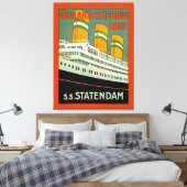 s.s. Statendam Canvas Afdruk (Insitu (Slaapkamer))