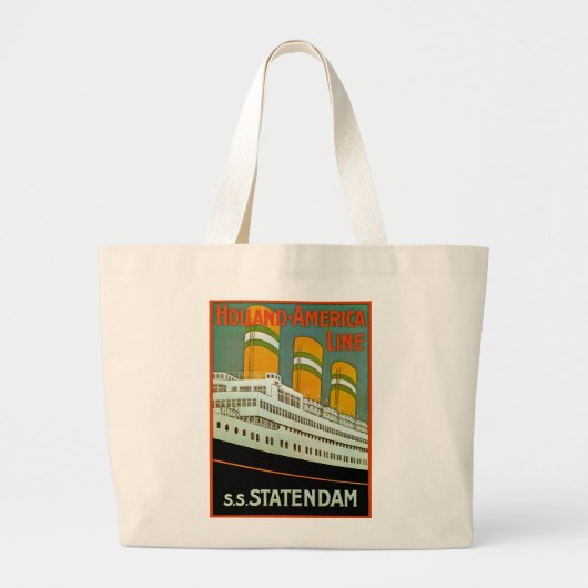 s.s. Statendam Grote Tote Bag (Voorkant)