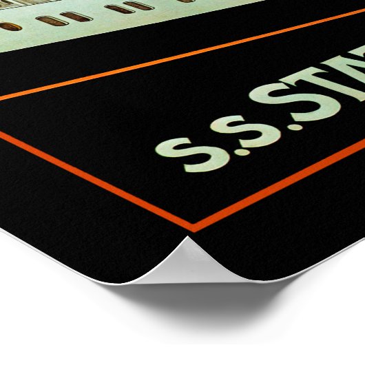 s.s. Statendam Poster (Hoek)