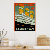 s.s. Statendam Poster (Keuken)