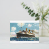 S.S. Stuttgart Luxury Ocean Liner - Briefkaart (Staand voorkant)