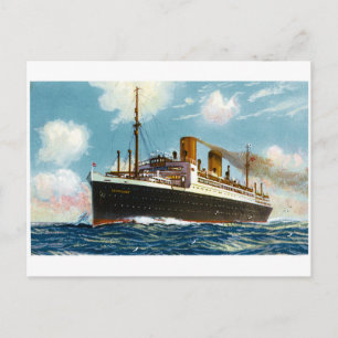 S.S. Stuttgart Luxury Ocean Liner - Briefkaart