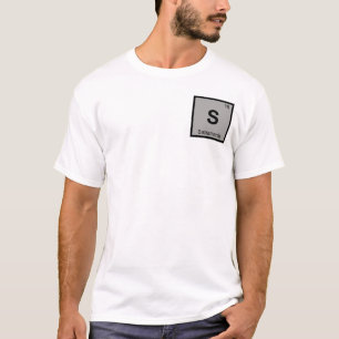 S - Sacramento City Scheikunde Periodiek Systeem T-shirt