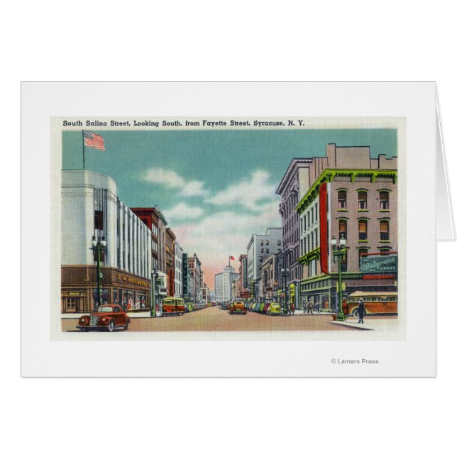 S Salina Street uit Fayette Street (Voorkant Horizontaal)