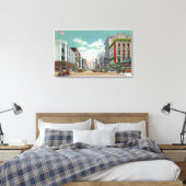 S Salina Street uit Fayette Street Canvas Afdruk (Insitu (Slaapkamer))