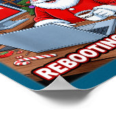 s Santa Support Tech Rebooting Lover Poster (Hoek)