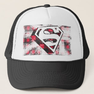 S-schild over Plaid Trucker Pet