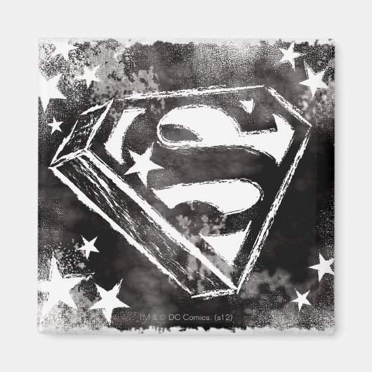 S-Schilden met sterren Magneet (Voorkant)