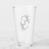 S - Scorpions voor zwart en wit Glas (Achterkant)