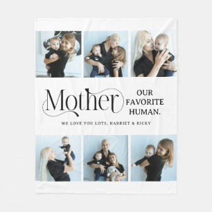 S sentimentele fotocollage Moeder Aandenken  Fleece Deken
