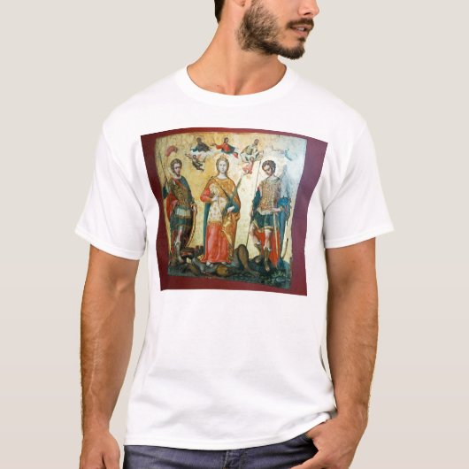S. Sergius, Justina en Bacchus T-shirt (Voorkant)