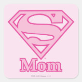 S-Shield mama Vierkante Sticker (Voorkant)