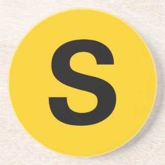 S Shuttle Icon Coaster Zandsteen Onderzetter