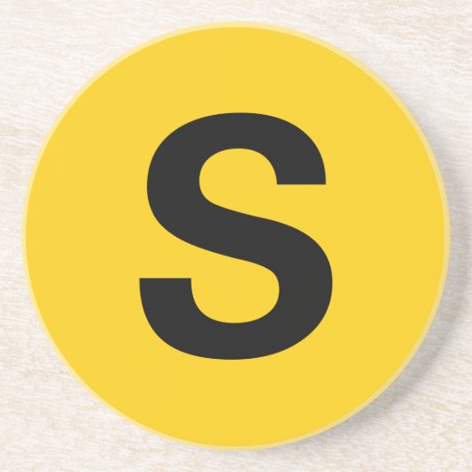 S Shuttle Icon Coaster Zandsteen Onderzetter (Voorkant)