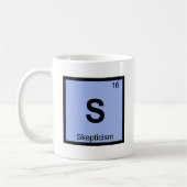S - Skepticisme Filosofie Scheikunde Periodiek Sys Koffiemok (Links)