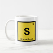 S - Sousaphone Chemistry Periodic Table Music Koffiemok (Links)