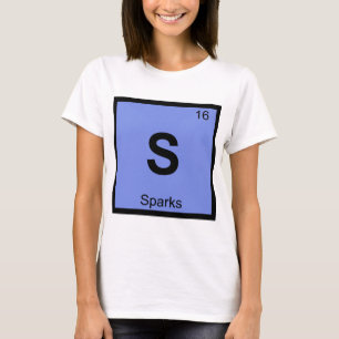 S - Sparks Nevada Scheikunde Periodiek Systeem Sta T-shirt