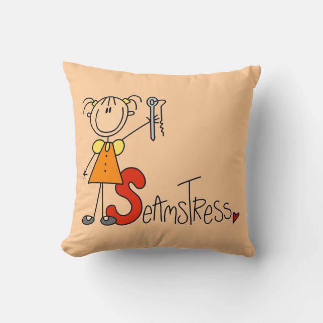S staat voor naaister kussen (Voorkant)