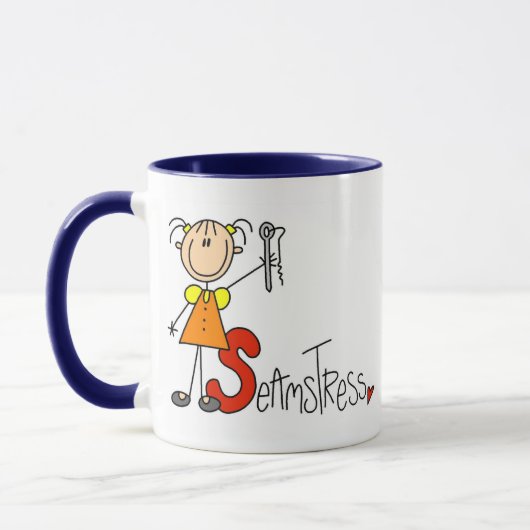 S staat voor naaister mok (Links)