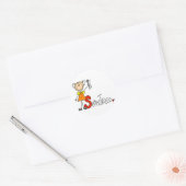 S staat voor naaister ronde sticker (Envelop)