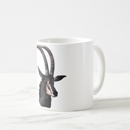 S staat voor Sable Antelope Koffiemok (Voorkant rechts)