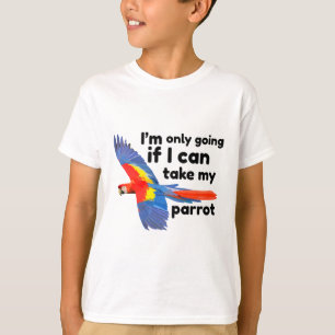 S staat voor Scarlet Macaw T-shirt