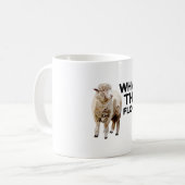 S staat voor Sheep Koffiemok (Voorkant links)