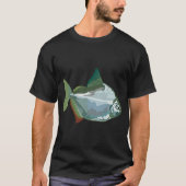 S staat voor Silver Dollar Fish,Silver Dollar Fish T-shirt (Voorkant)