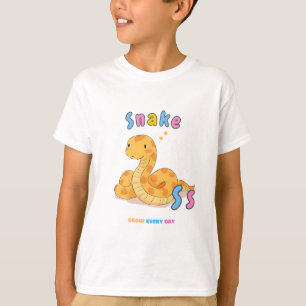 “S staat voor Slang” Alfabet T-shirt – Groei Elke