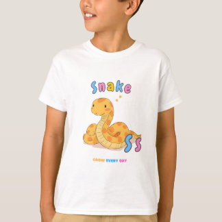 “S staat voor Slang” Alfabet T-shirt – Groei Elke