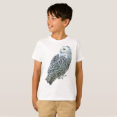 S staat voor Snowy Owl T-shirt (Voorkant volledig)