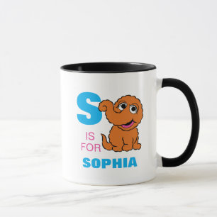 S staat voor Snuffleupagus   Voeg je naam toe Mok