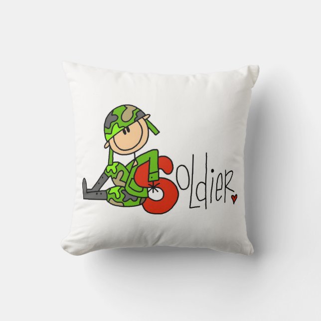 S staat voor Soldier Kussen (Voorkant)