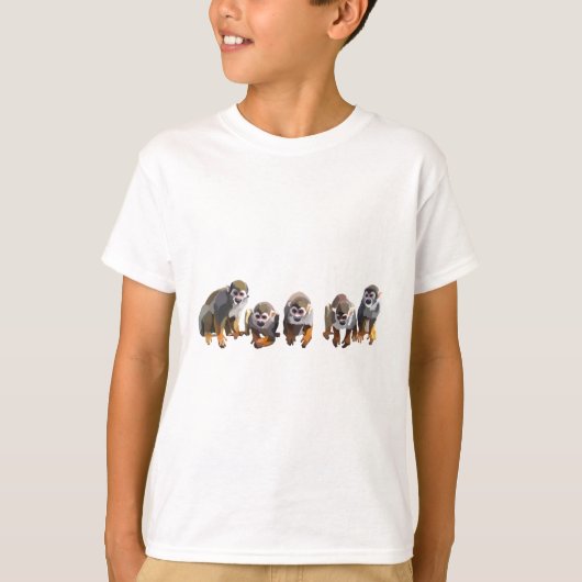 S staat voor Squirrel Monkey T-shirt (Voorkant)