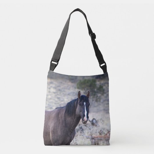 S Steens Stallions Tote Crossbody Tas (Voorkant)