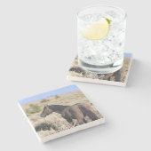 S Steens Stone Coaster Stenen Onderzetter (Zijkant)