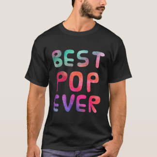 S Stropdas type beste Pop ooit opa Vaderdag T-shirt