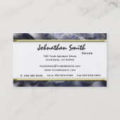 S Style Blue Camouflage Taxidermy-Visitekaartjes Visitekaartje (Achterkant)