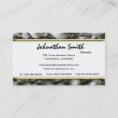 S Style Camouflage Deer Taxidermy Visitekaartjes (Achterkant)