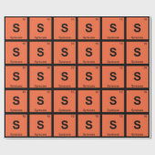 S - Syracuse New York Chemistry Periodic Table Cadeaupapier (Vlak)